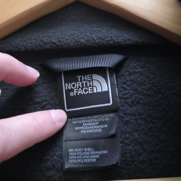 The North Face Zip Up Fleece Jacket Womens Size S Black Embroidered Logo - Picture 4 of 9